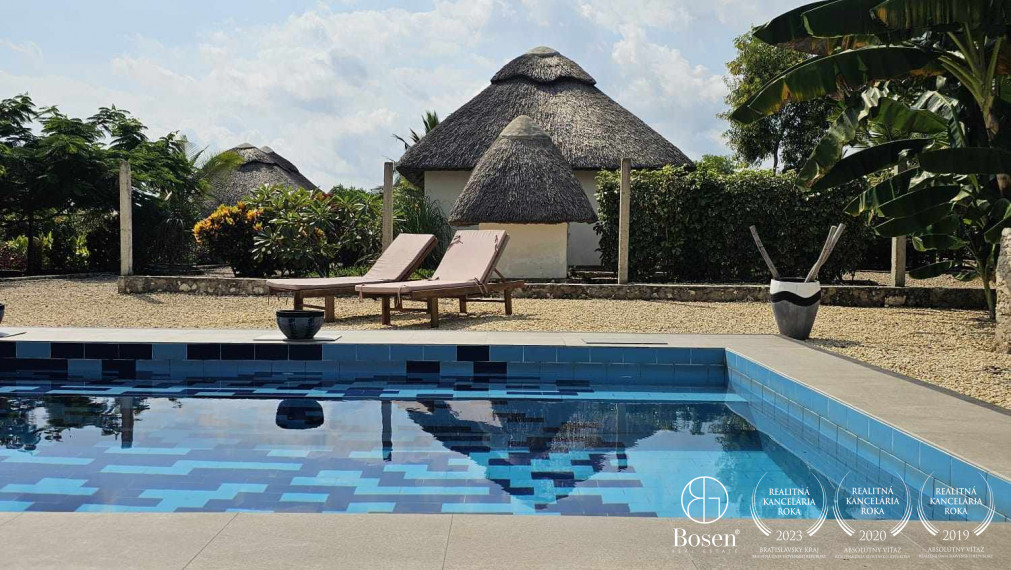 BOSEN I Zariadený 2 izbový dom na pláži, Zanzibar