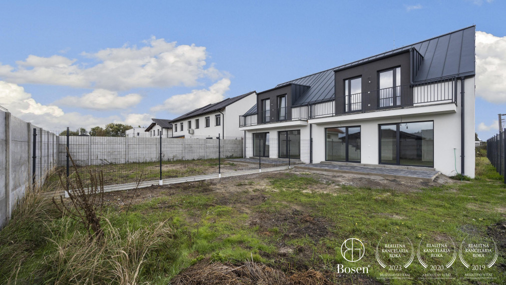 REZERVOVANÉ!!! BOSEN | Na predaj novostavba 5 izbového rodinného domu s garážou
