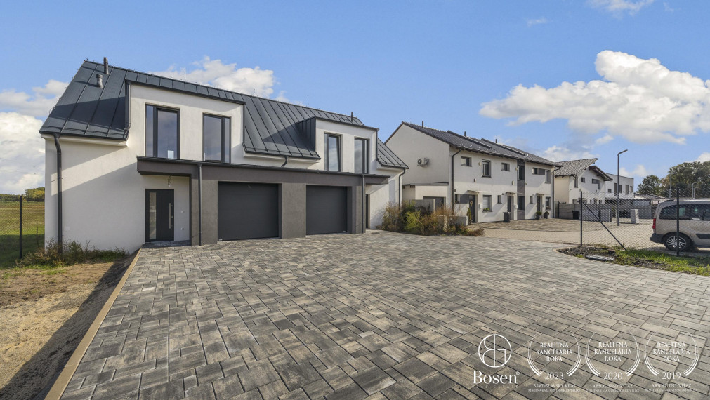 REZERVOVANÉ!!! BOSEN | Na predaj novostavba 5 izbového rodinného domu s garážou