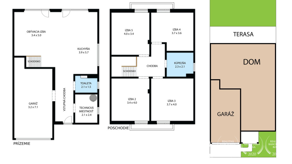 REZERVOVANÉ!!! BOSEN | Na predaj novostavba 5 izbového rodinného domu s garážou