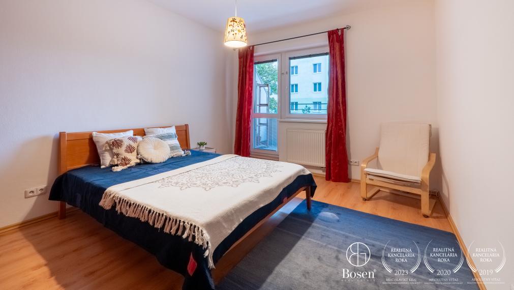 BOSEN | PRENÁJOM 2 izbový petfriendly byt s lodžiou, v pokojnej časti Ružinova