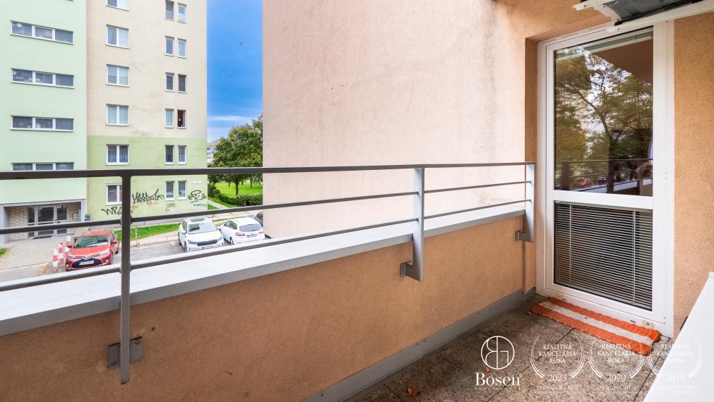 BOSEN | PRENÁJOM 2 izbový petfriendly byt s lodžiou, v pokojnej časti Ružinova
