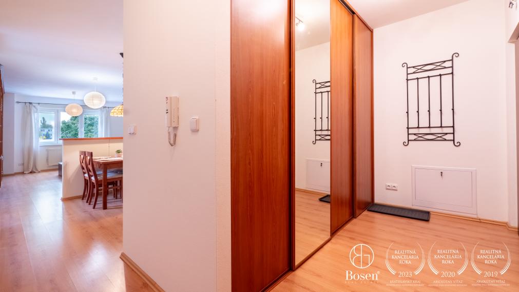 BOSEN | PRENÁJOM 2 izbový petfriendly byt s lodžiou, v pokojnej časti Ružinova