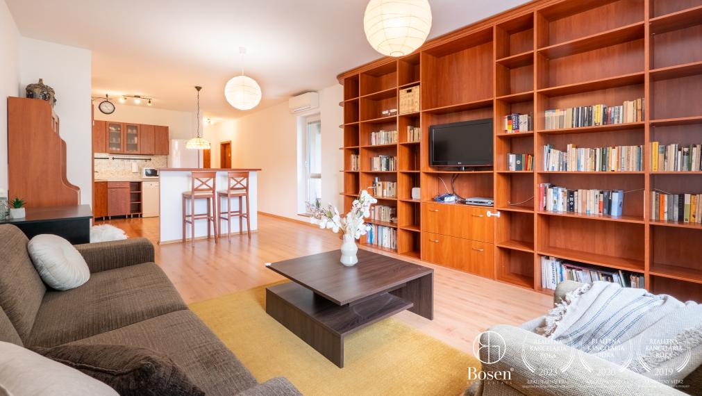 BOSEN | PRENÁJOM 2 izbový petfriendly byt s lodžiou, v pokojnej časti Ružinova