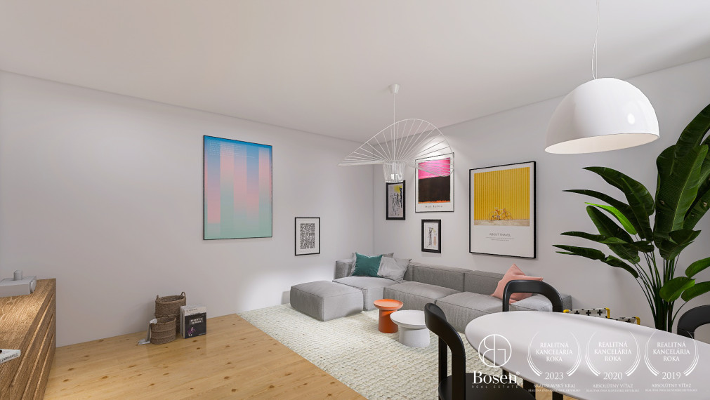 BOSEN | Priestranný 4 izbový byt v centre mesta Malacky, Malé námestie