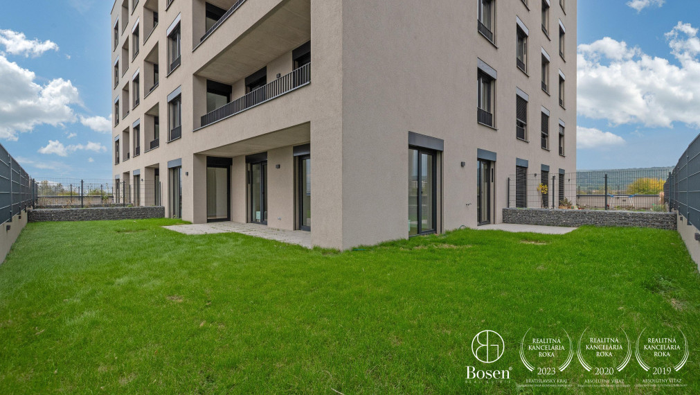 PREDANÉ: BOSEN | 4kk byt s predzáhradkou v novostavbe Bory Bývanie