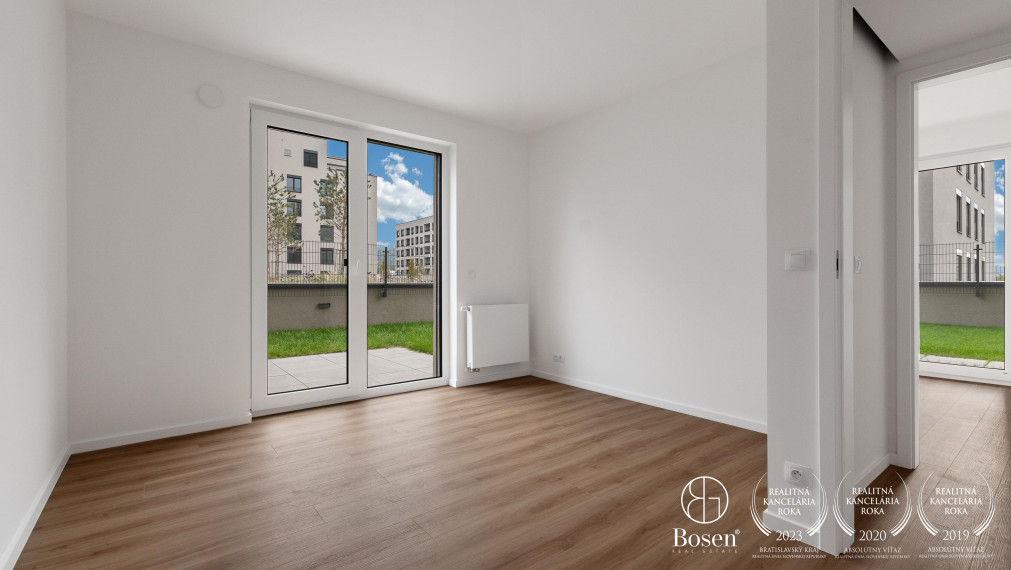 PREDANÉ: BOSEN | 4kk byt s predzáhradkou v novostavbe Bory Bývanie