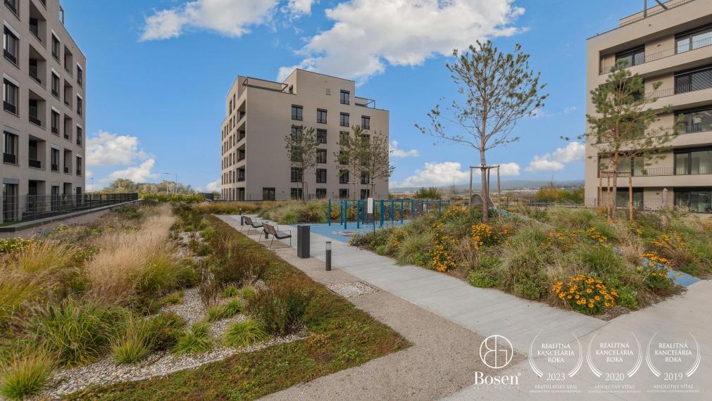 PREDANÉ: BOSEN | 4kk byt s predzáhradkou v novostavbe Bory Bývanie