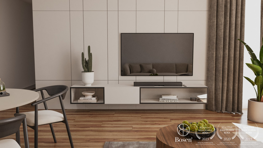 PREDANÉ: BOSEN | 4kk byt s predzáhradkou v novostavbe Bory Bývanie