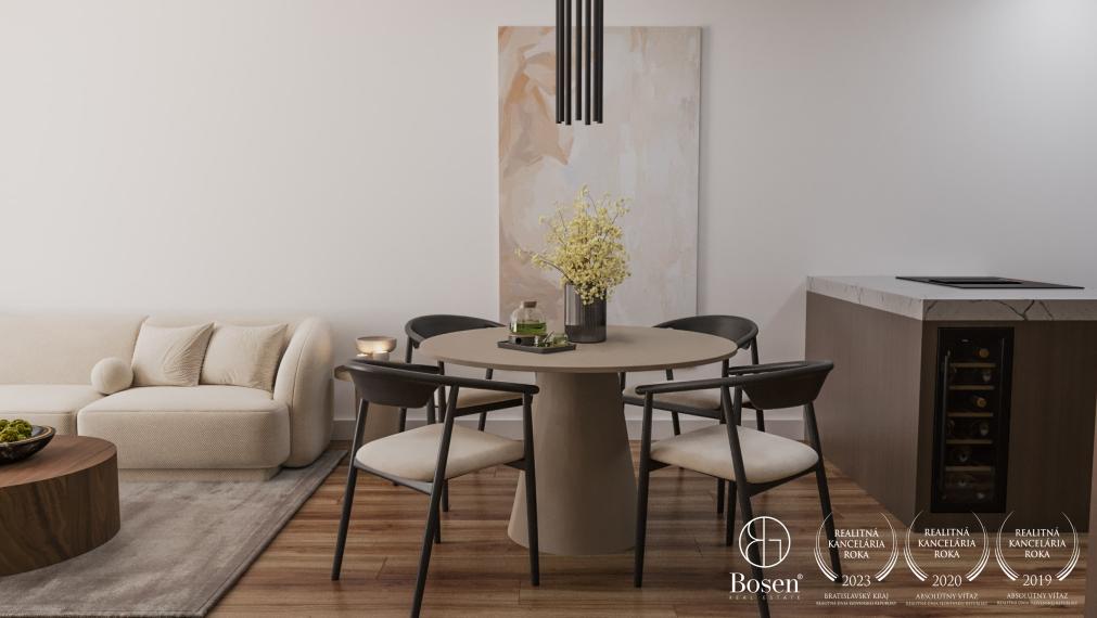 PREDANÉ: BOSEN | 4kk byt s predzáhradkou v novostavbe Bory Bývanie