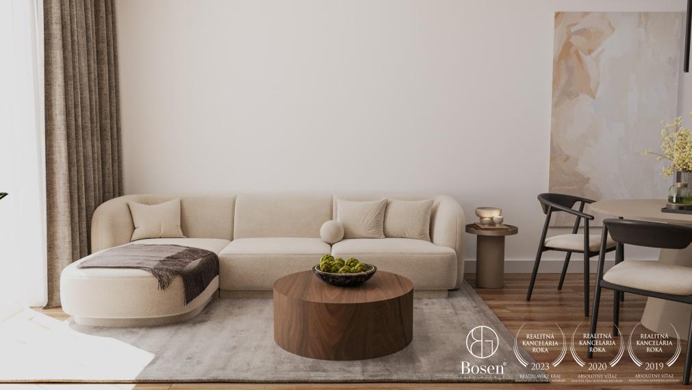 PREDANÉ: BOSEN | 4kk byt s predzáhradkou v novostavbe Bory Bývanie
