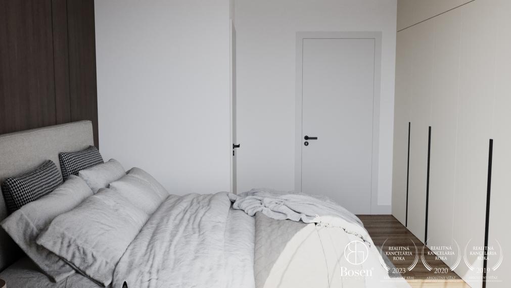 PREDANÉ: BOSEN | 4kk byt s predzáhradkou v novostavbe Bory Bývanie