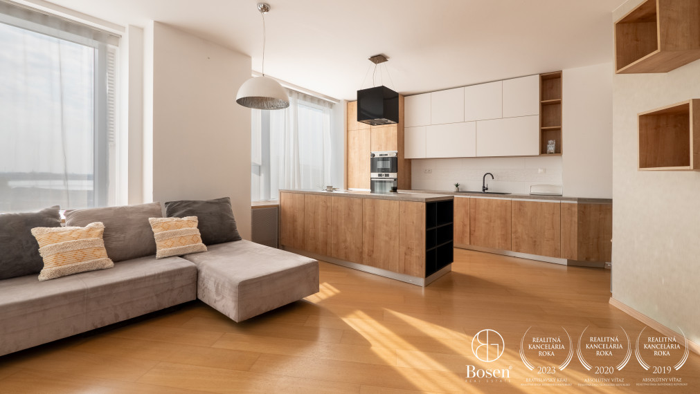 Prenajatý - BOSEN | Priestranný 3 izb. byt, Panorama City, ul. Landererova, Bratislava, 88 m2