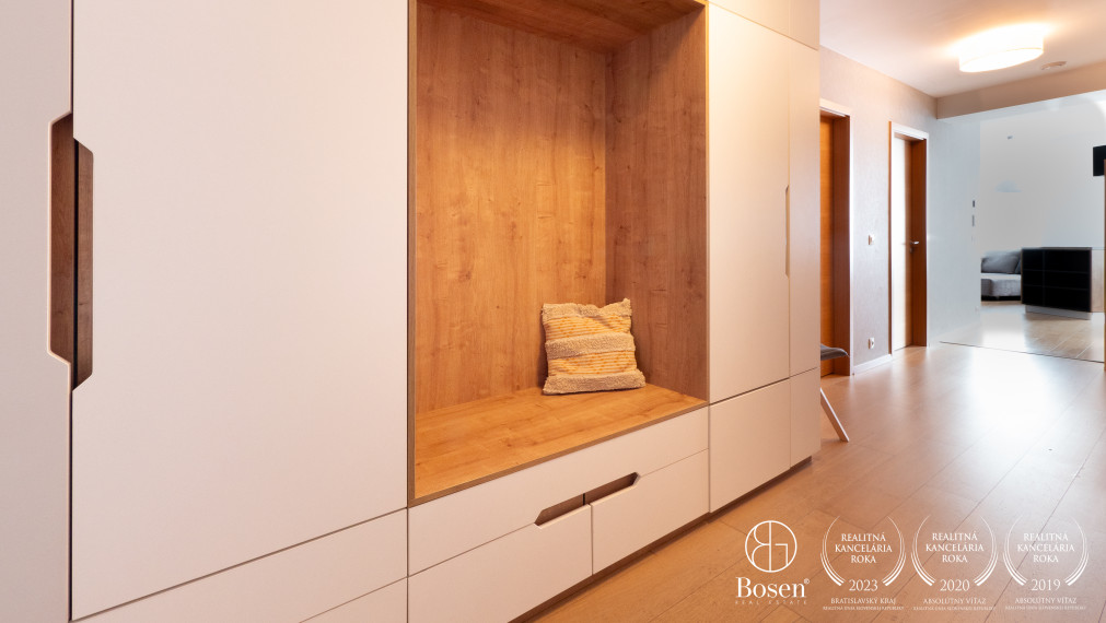 Prenajatý - BOSEN | Priestranný 3 izb. byt, Panorama City, ul. Landererova, Bratislava, 88 m2