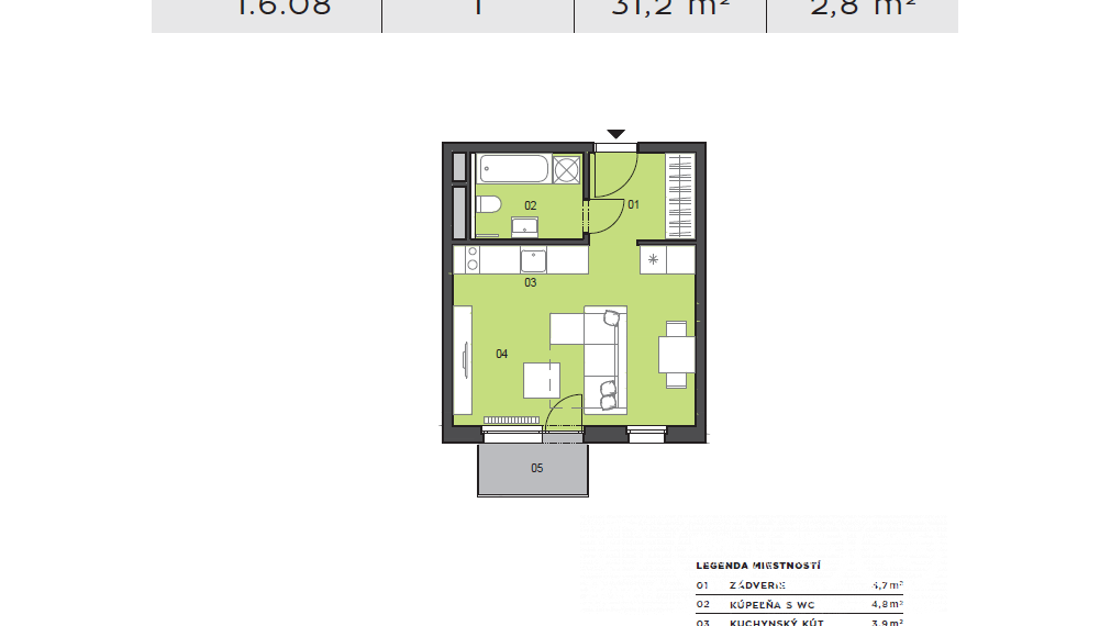 BOSEN | PRENAJATÉ 1 izbový zariadený byt na prenájom, Ovocné sady, Bratislava