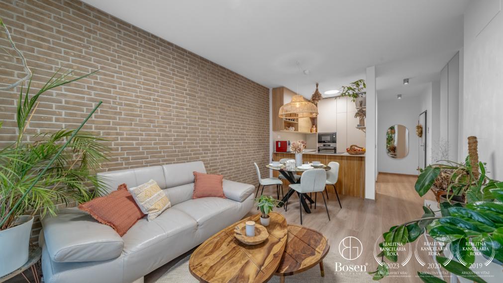 BOSEN | Zariadený 3 izbový byt s terasou v novostavbe Slnečnice - Viladomy, 76,54 m2