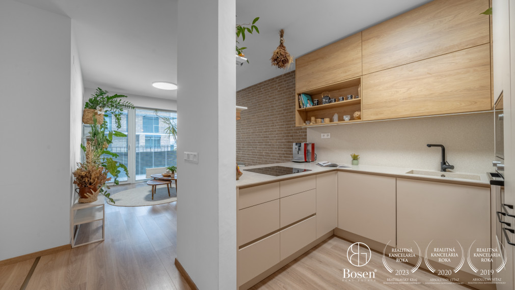 BOSEN | Zariadený 3 izbový byt s terasou v novostavbe Slnečnice - Viladomy, 76,54 m2