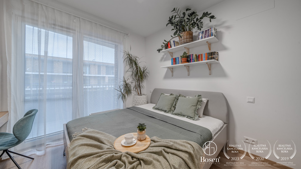 BOSEN | Zariadený 3 izbový byt s terasou v novostavbe Slnečnice - Viladomy, 76,54 m2