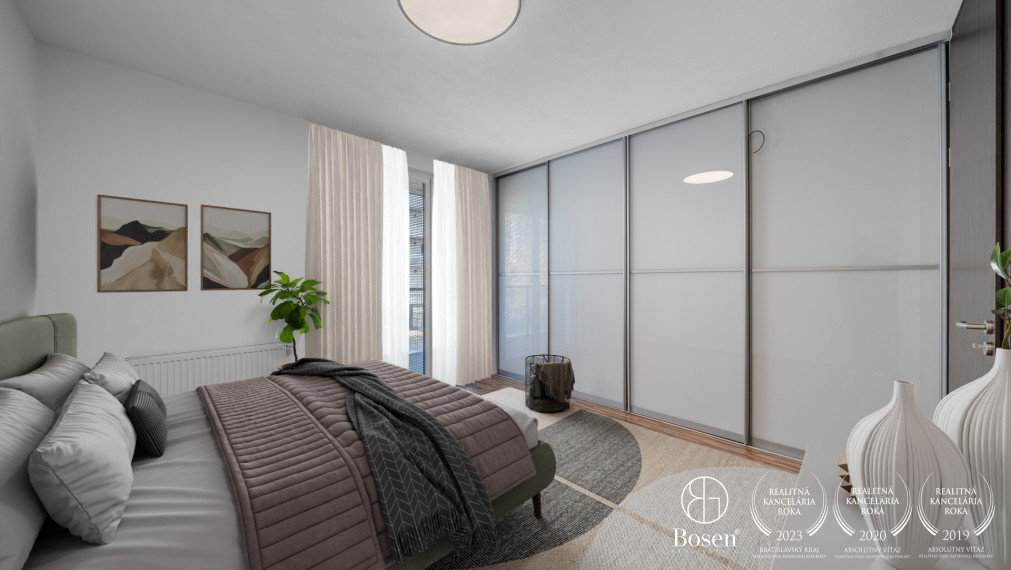 BOSEN | PREDANÉ | 2 izbový byt v projekte SKYBOX, Bratislava-Petržalka