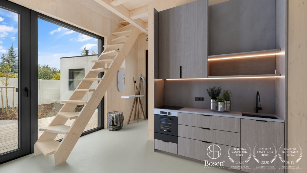 BOSEN | Exkluzívny drevodom za cenu bytu s modernou architektúrou, Bratislava - Rusovce