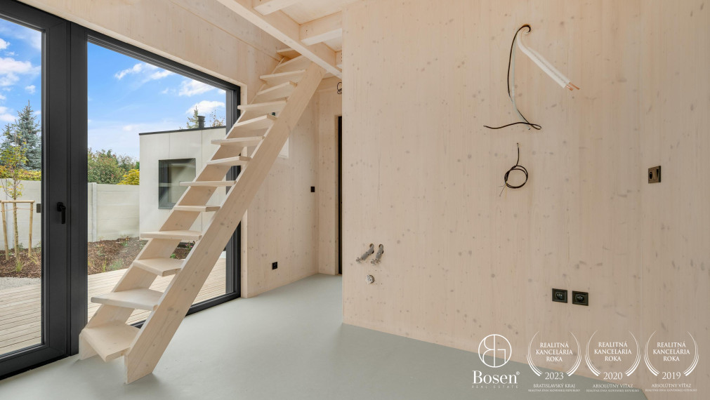 BOSEN | Exkluzívny drevodom za cenu bytu s modernou architektúrou, Bratislava - Rusovce