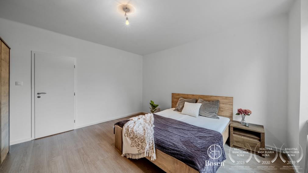 REZERVOVANÉ - BOSEN | Priestranný 1-izbový byt s pivnicou, Miletičova, Ružinov, BA 36,88 m²