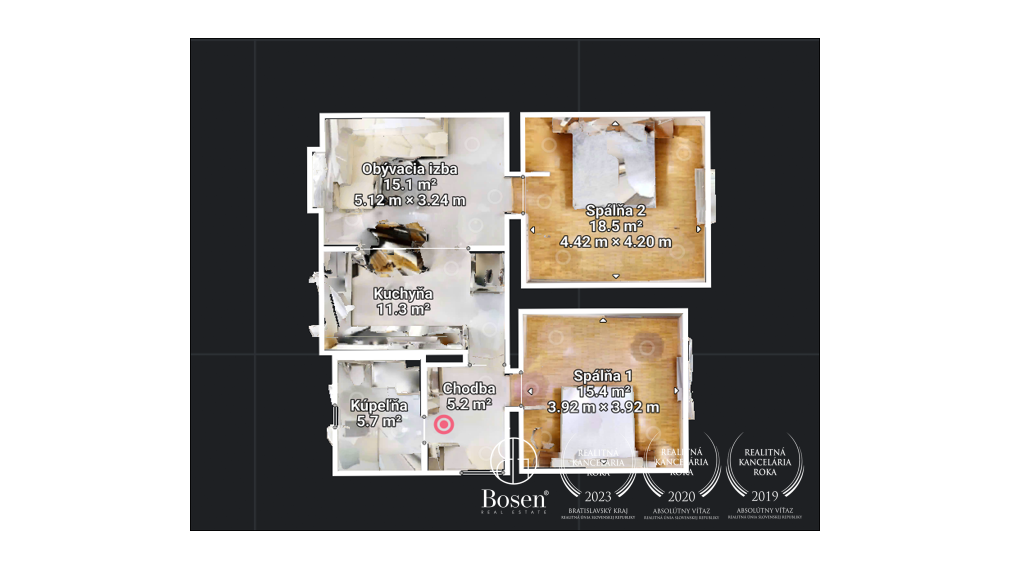 REZERVOVANÝ BOSEN | Na predaj 3 izbový byt – 71 m2 na ulici A.Kmeťa, Dubnica nad Váhom