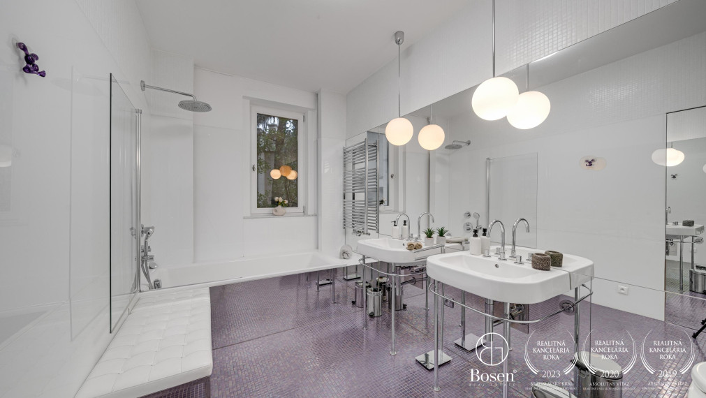 BOSEN | Unikátny veľkometrážny byt s vlastným bazénom, záhradou a príbehom pod Slavínom, Ulica Vlčkova, Bratislava, 171 m2