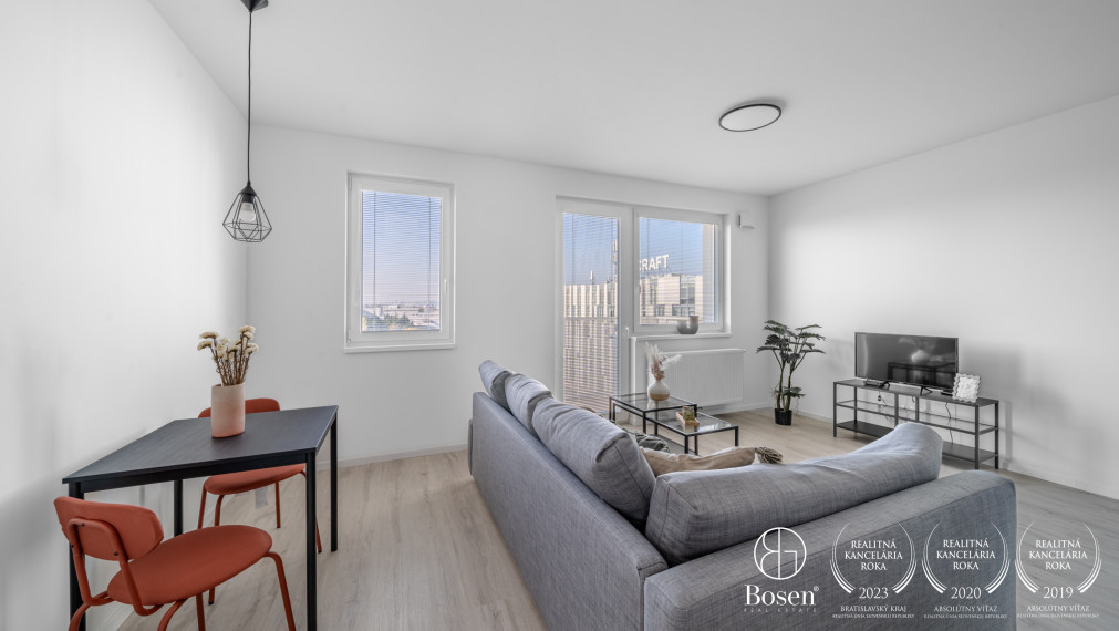 BOSEN | PRENAJATÉ 1 izbový zariadený byt na prenájom, Ovocné sady, Bratislava