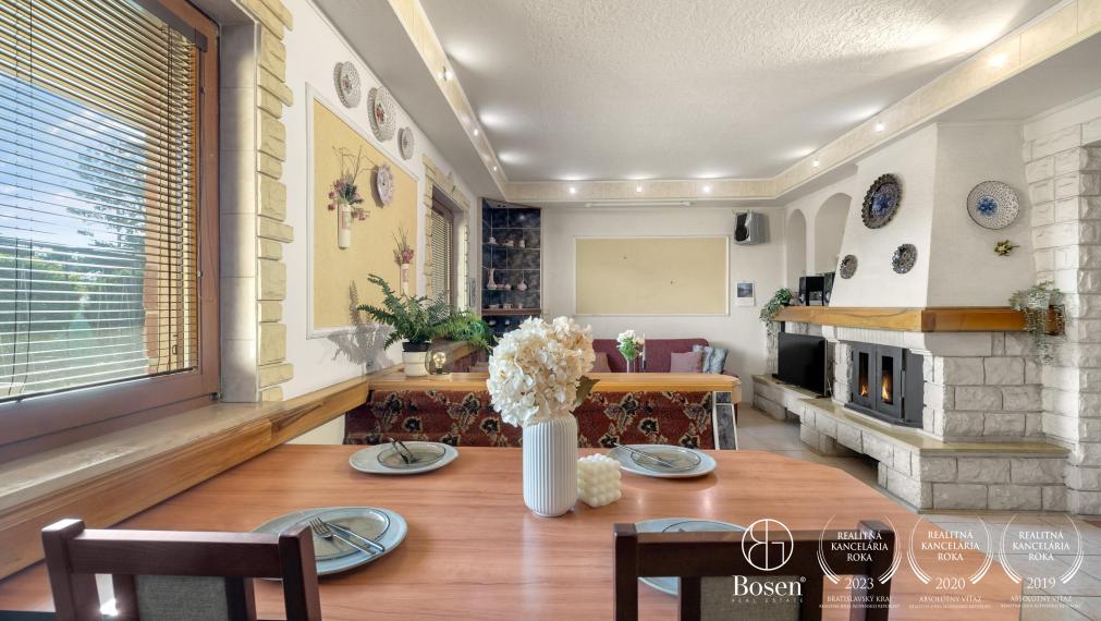 BOSEN | 5 izbový rodinný dom v Záhorskej Vsi s bazénom so solárnym panelom