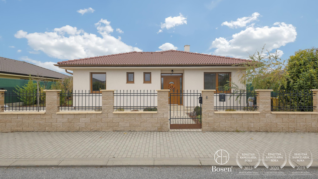PREDANÉ: BOSEN | 5 izbový bungalov na Figovej ul., Bernolákovo