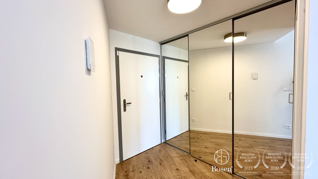 BOSEN | PRENAJATÉ: Zariadený 1,5kk s balkónom, novostavba NUPPU Asteri, Bratislava