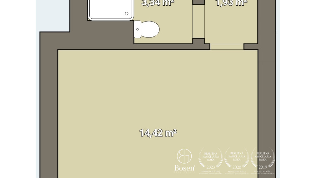 PREDANÉ !!! Garsónka na predaj, Vilova ul. Petržalka.