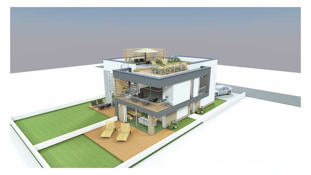 BOSEN | 3 izbový byt so záhradou, 2x parkovacie státie, Stupava, ul. Sama Tomášika