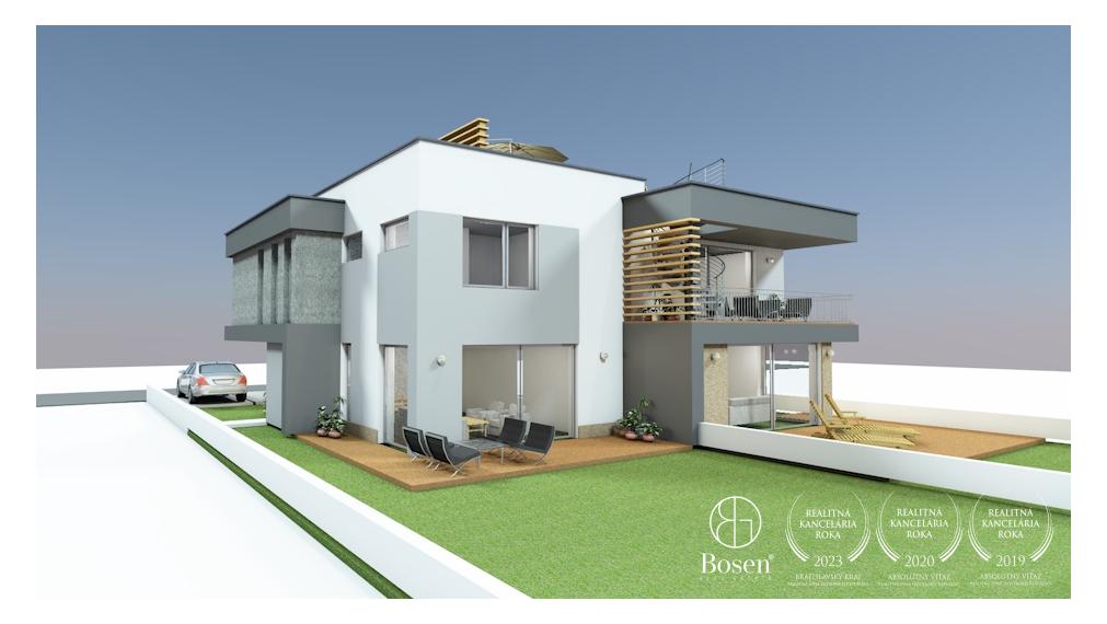 BOSEN | 3 izbový byt so záhradou, 2x parkovacie státie, Stupava, ul. Sama Tomášika