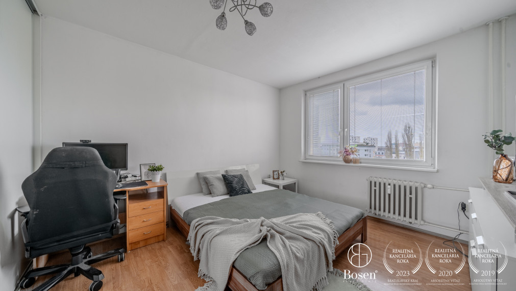 BOSEN | PREDANÉ | Slnečný 2-izbový byt, Vranovská, Petržalka, 35m2