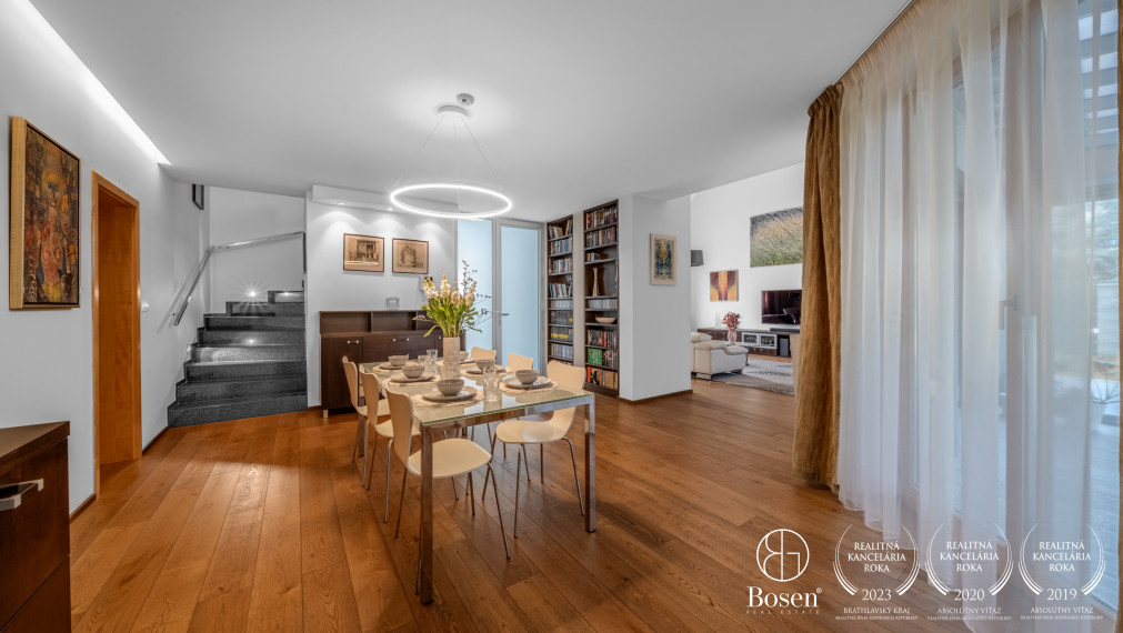 BOSEN | Modern family house with a beautiful garden and investment land, Brezová street