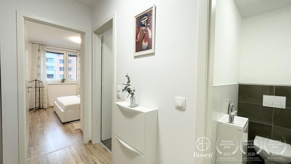 Prenajaté - BOSEN | Útulný 2 izbový byt s parkovacím státím, ulica Bystrická, Bratislava - Devínska Nová ves,47 m2