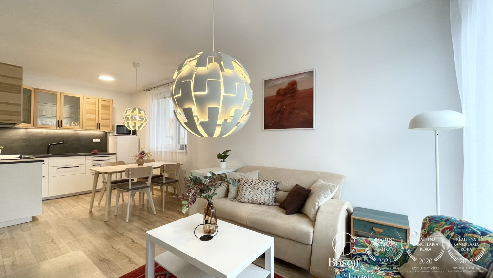 Prenajaté - BOSEN | Útulný 2 izbový byt s parkovacím státím, ulica Bystrická, Bratislava - Devínska Nová ves,47 m2