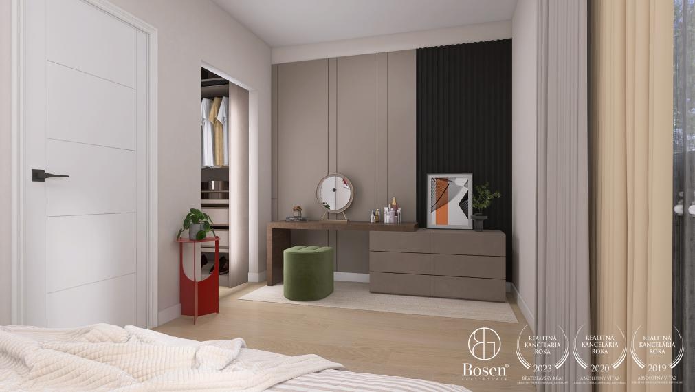 BOSEN | 4 izbový mezonetový byt so záhradkou, 288 m2, Bratislava - Karlova Ves, Pernecká ul.