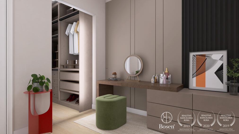 BOSEN | 4 izbový mezonetový byt so záhradkou, 288 m2, Bratislava - Karlova Ves, Pernecká ul.