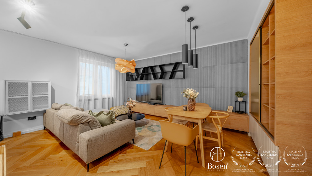 BOSEN | PRENÁJOM kompletne zariadený, klimatizovaný 3 izbový byt v Novom Meste