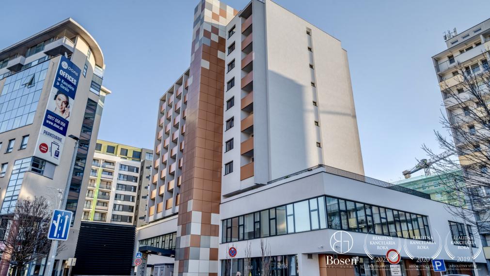 REZERVOVANÉ - BOSEN | 1 izbový byt v novostavbe, lodgia, parkovanie, Košická, Bratislava - Ružinov