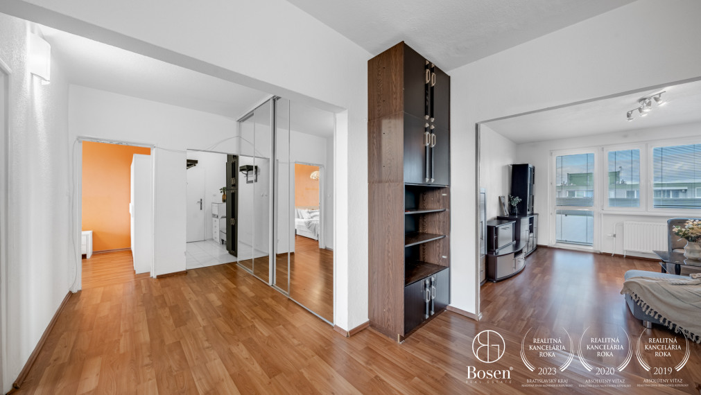 BOSEN | Priestranný 3 izbový byt, 83,05 m2 s balkónom, Bratislava – m.č. Vrakuňa