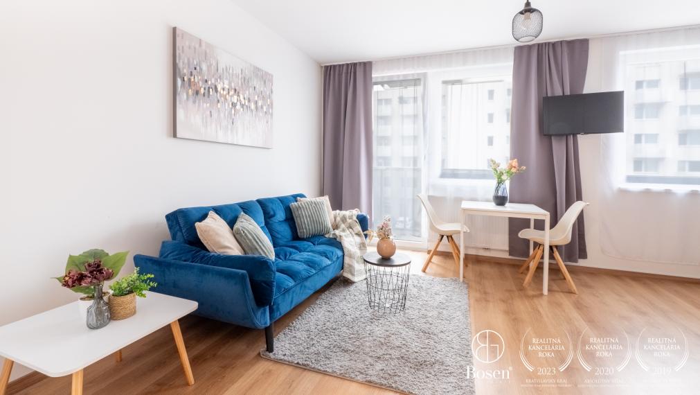 BOSEN | 1 izbový byt s parkovacím státím  na prenájom, Ovocné sady, Bratislava