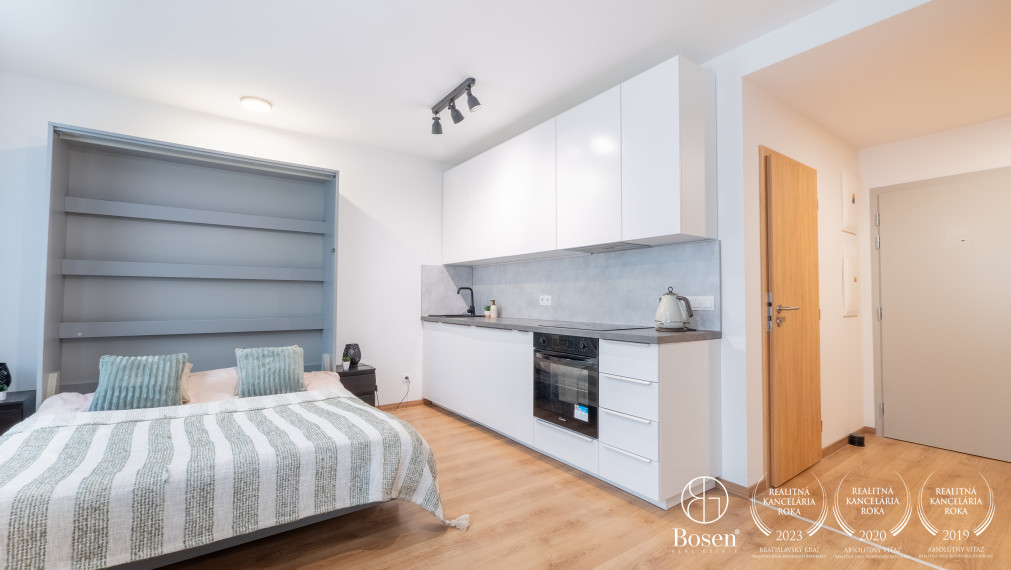 BOSEN | 1 izbový byt s parkovacím státím  na prenájom, Ovocné sady, Bratislava