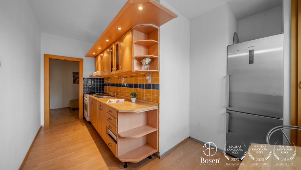 BOSEN | Prenájom priestranný 2 izbový byt s balkónom, 66,13 m2, Bratislava – m.č. Ružinov