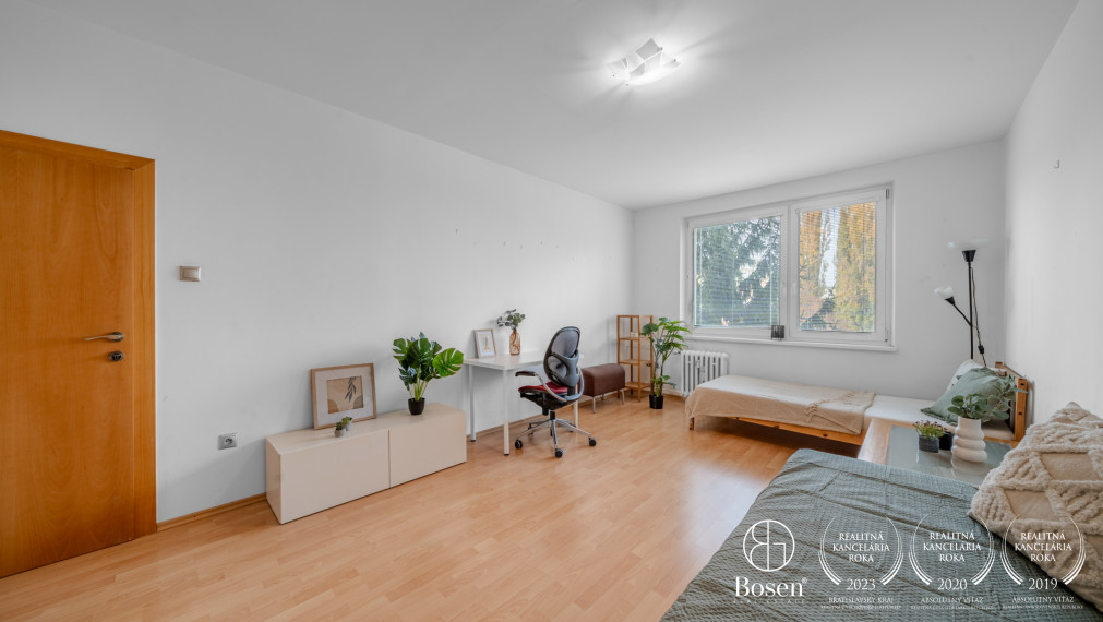 BOSEN | Prenájom priestranný 2 izbový byt s balkónom, 66,13 m2, Bratislava – m.č. Ružinov
