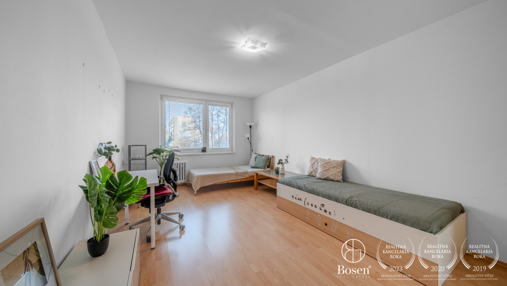 BOSEN | Prenájom priestranný 2 izbový byt s balkónom, 66,13 m2, Bratislava – m.č. Ružinov