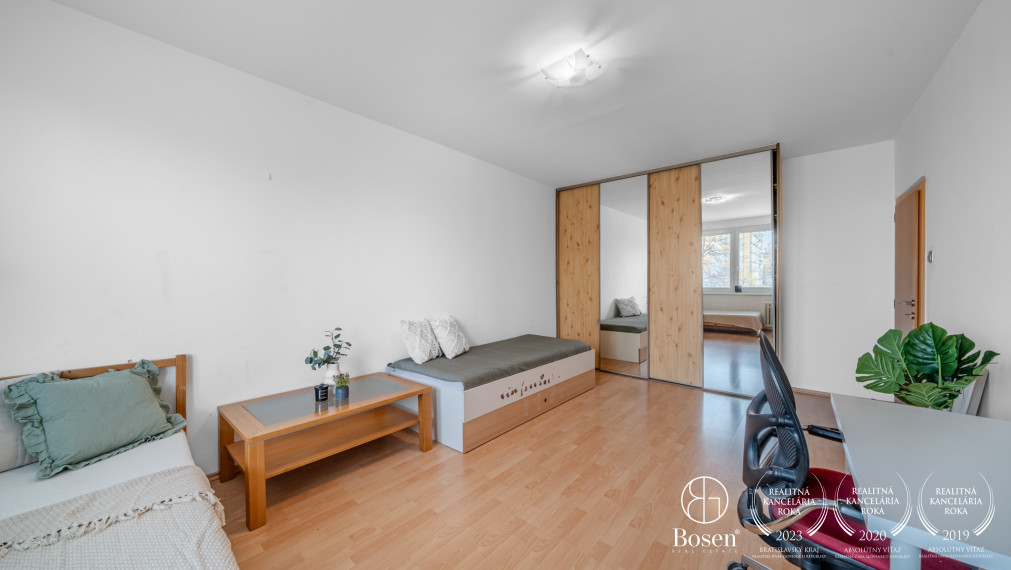 BOSEN | Prenájom priestranný 2 izbový byt s balkónom, 66,13 m2, Bratislava – m.č. Ružinov
